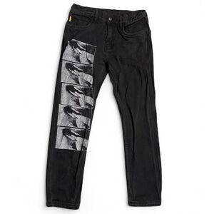 Pleasures SWALLOW DENIM JEANS - BLACK